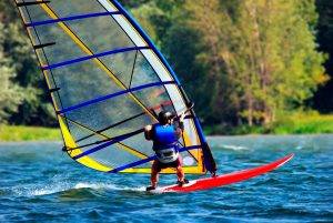 Springwater Hill - Columbia Lake activities - Windsurfing