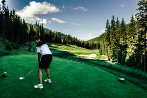 Springwater Hill Grey Wolf Golf Course Panorama BC